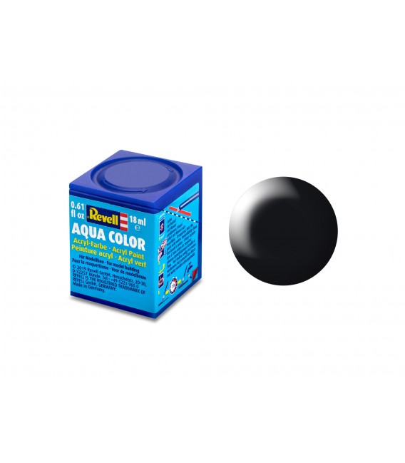 Aqua Color black silk