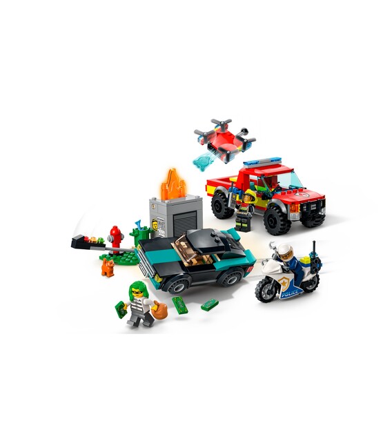 Stingere de incendiu și urmărire polițistă LEGO 60319