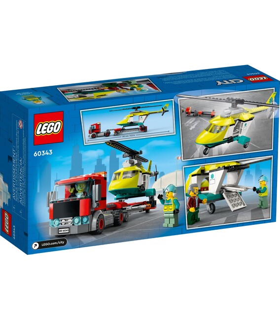 Transportul elicopterului de salvare LEGO 60343