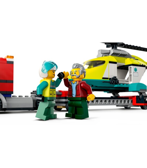 Transportul elicopterului de salvare LEGO 60343