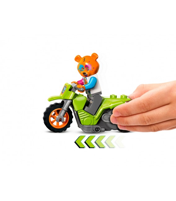 Motocicletă de cascadorie cu urs LEGO 60356