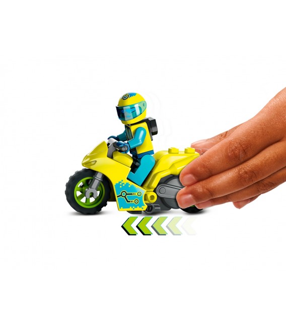 Motocicletă de cascadorie cibernetică LEGO 60358