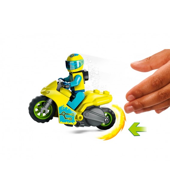 Motocicletă de cascadorie cibernetică LEGO 60358