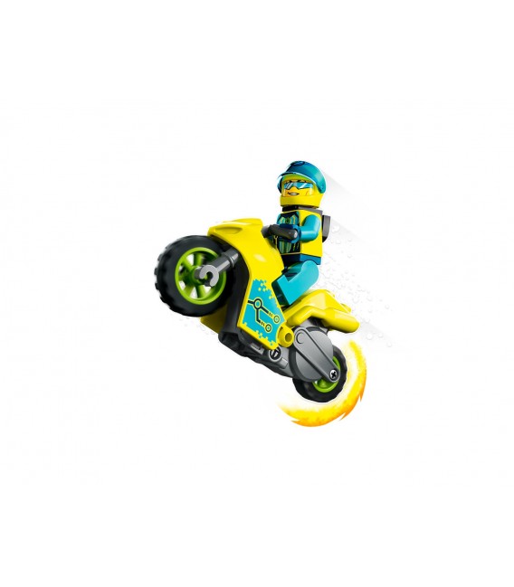 Motocicletă de cascadorie cibernetică LEGO 60358