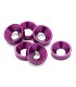 Cone Washer 3.0 mm / 4-40 Flathead (Purple / 6 pcs)