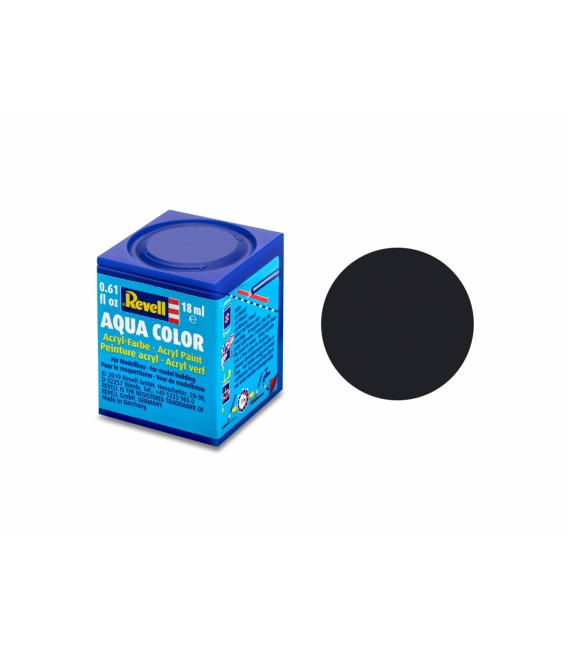 Aqua Color negru mat RAL 9011 Revell 36108