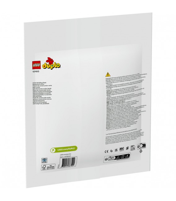 Placă de construcție verde LEGO 10460