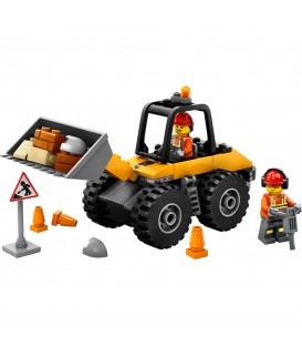 Încărcător pe roti galben pentru constructii LEGO 60450