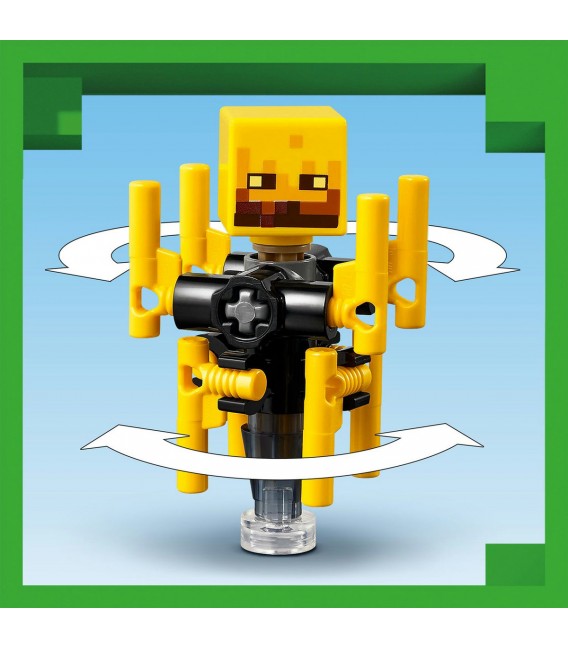 Bătălie deasupra lavei în Nether LEGO 21266