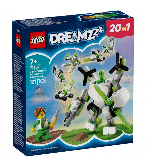 Aventurile cu roboți și vehicule ale lui Z-Blob LEGO 71487