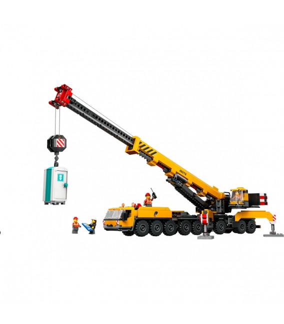 Macara mobilă galbenă de construcții LEGO 60409