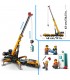 Macara mobilă galbenă de construcții LEGO 60409