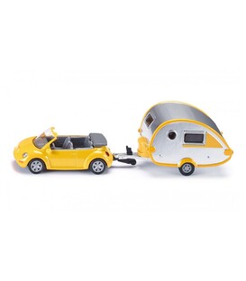 Volkswagen Beetle cu rulotă Siku 1629