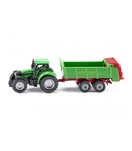 Tractor Deutz cu distribuitor Strautmann Siku 1673