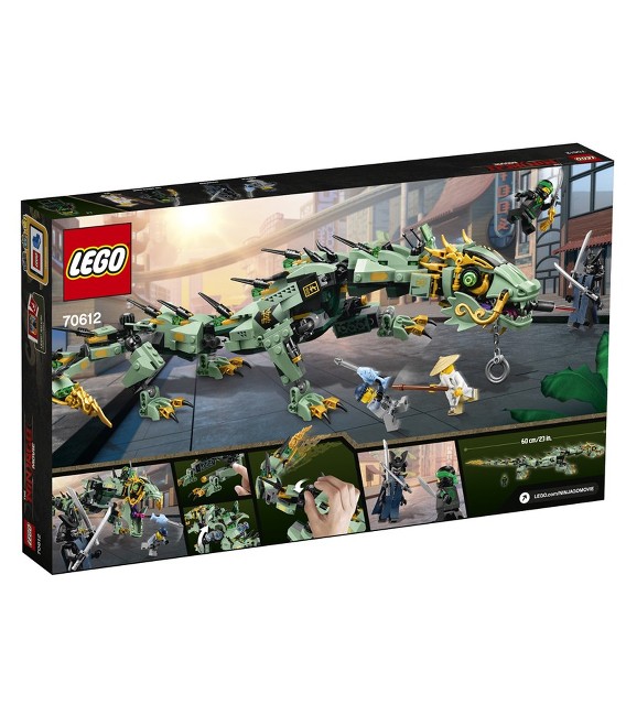 Robotul-balaur Ninja Verde