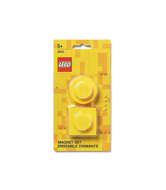 Set 2 magneți LEGO - galben