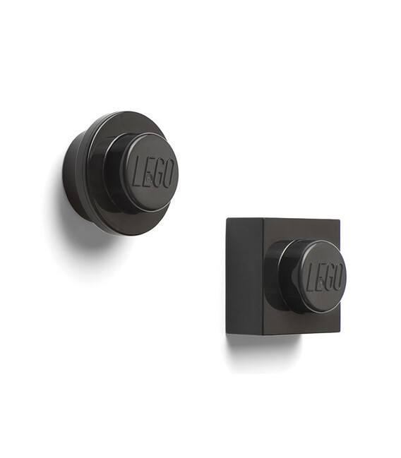 Set 2 magneți LEGO - negru