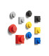 Set 2 magneți LEGO - gri